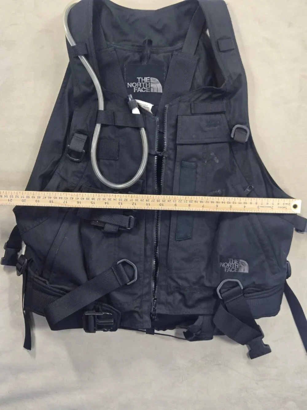 Vintage 2001 The North Face RTG Tactical Utility Hydration Vest Black Mens L Y2K